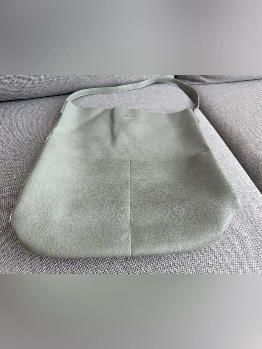 OAK + FORT Women's Green Leather Tote Bag